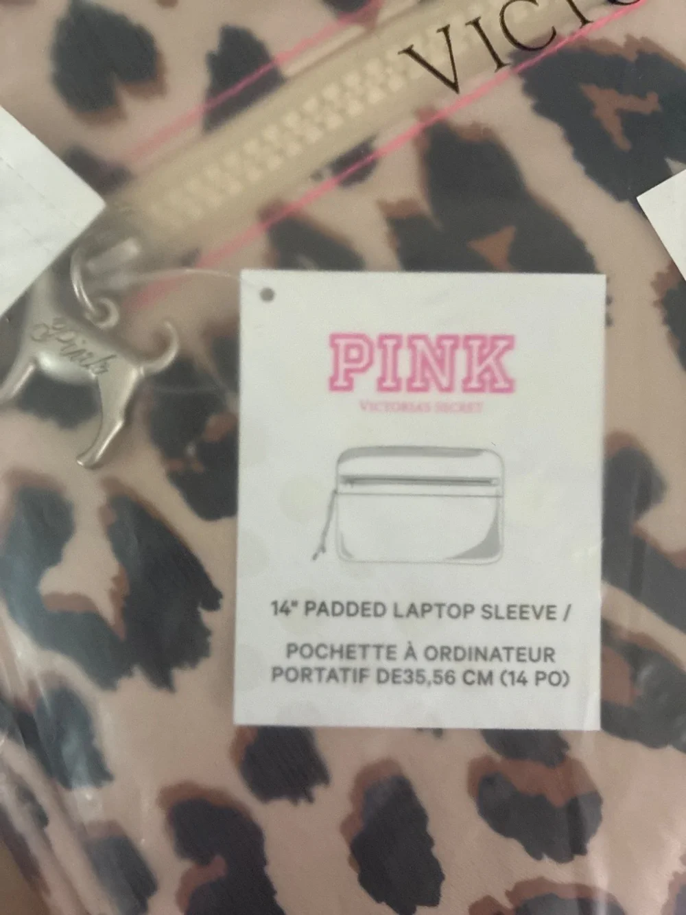 PINK Victoria’s Secret 14” Padded Laptop Sleeve